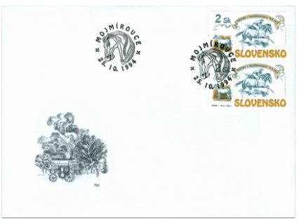 SR 1994 / 043 / Dostihy v Mojmírovciach FDC