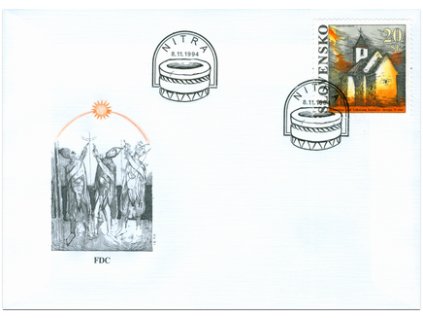SR 1994 / 044 / Krásy našej vlasti FDC