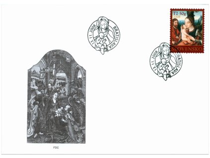 SR 2008 / 433 / Vianoce / FDC