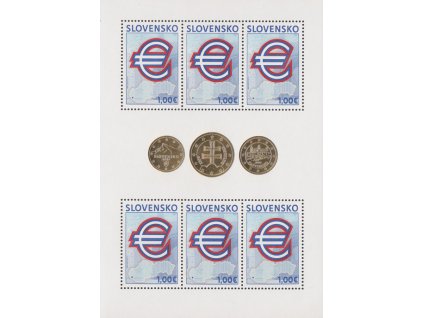 SR 2009 / 437 / Pamätná prvá eurová známka / PL