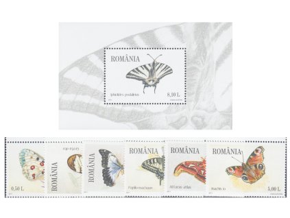 Rumunsko 6509 6514+Bl 498