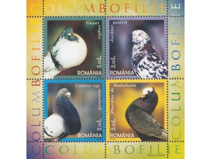 Rumunsko 6001 6004 Bl 366