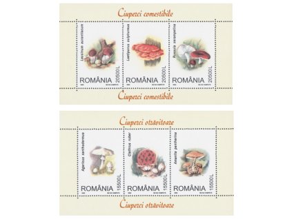 Rumunsko 5754 5759 Bl 332 Bl 333