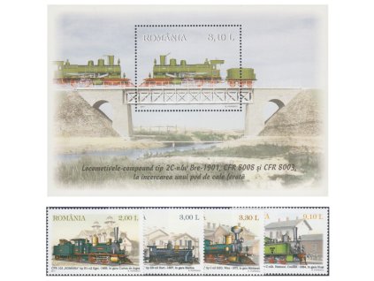 Rumunsko 6551 6554 + Bl 510