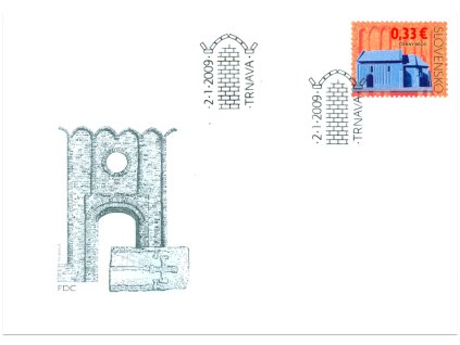SR 2009 / 443, 445, 446 / Kultúrne dedičstvo Slovenska / FDC