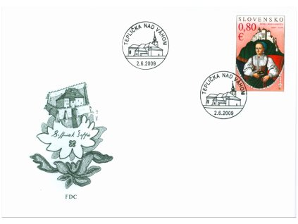 SR 2009 / 456 / Osobnosti - Žofia Bosniaková / FDC