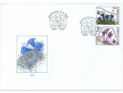 SR 1995 / 056-058 / Rok ochrany európskej prírody FDC (2)