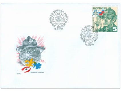 SR 1995 / 067 / Slovenský skauting FDC