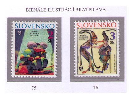 SR 1995 / 075-076 / Bienále ilustrácií Bratislava