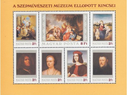 Maďarsko 3660 3666 Bl 170