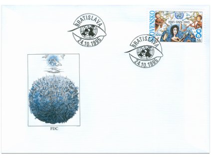 SR 1995 / 080 / 50. výročie založenia OSN FDC