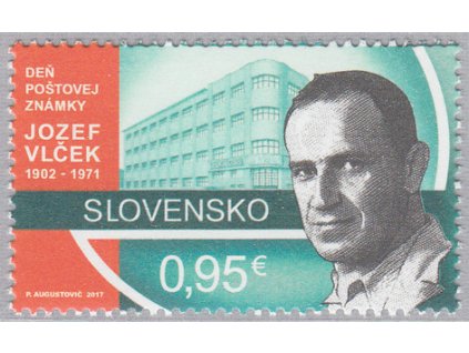 SR 2017 / 650 / Deň poštovej známky: Jozef Vlček
