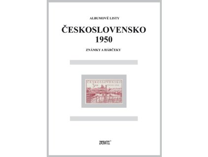 Albumové listy Československo 1950
