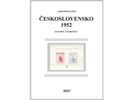 Albumové listy Československo 1952
