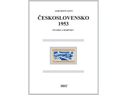 Albumové listy Československo 1953