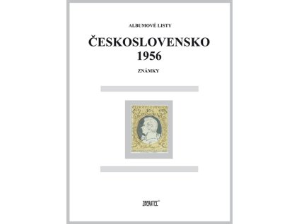 Albumové listy Československo 1956