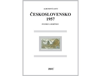 Albumové listy Československo 1957 I