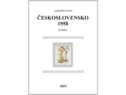 Albumové listy Československo 1958 I