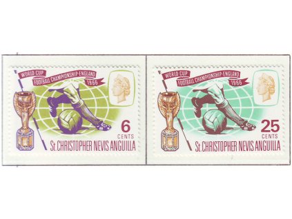 St Christopher Nevis Anguilla 0166 0167