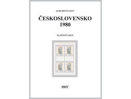 Albumové listy Československo 1980 II