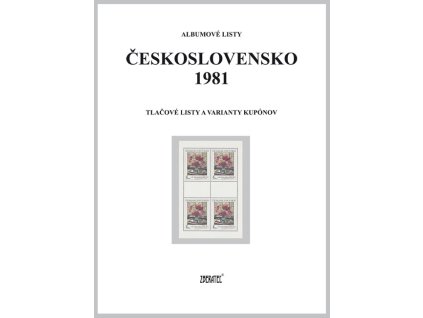 Albumové listy Československo 1981 II