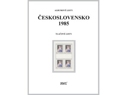 Albumové listy Československo 1985 II