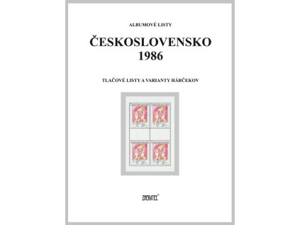 Albumové listy Československo 1986 II