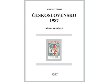 Albumové listy Československo 1987 I