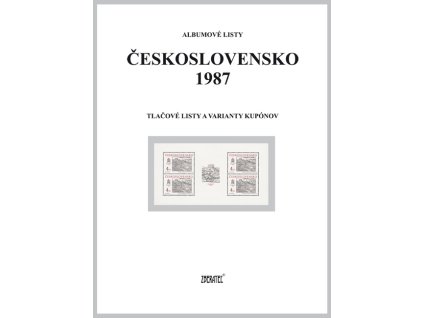 Albumové listy Československo 1987 II