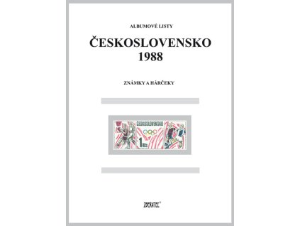 Albumové listy Československo 1988 I