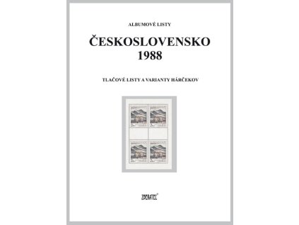 Albumové listy Československo 1988 II