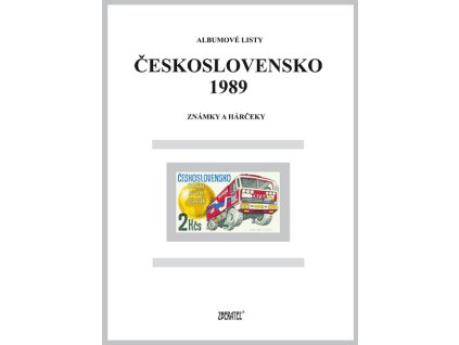 Albumové listy Československo 1989 I