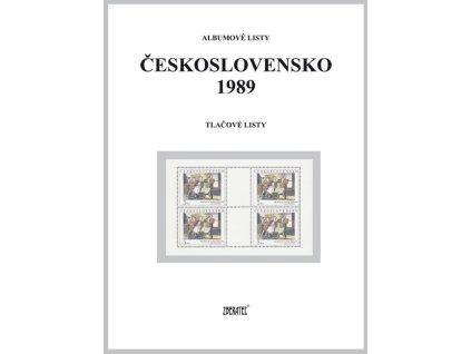 Albumové listy Československo 1989 II