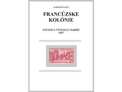 Albumové listy Franc kol 1937 Výstava Paris