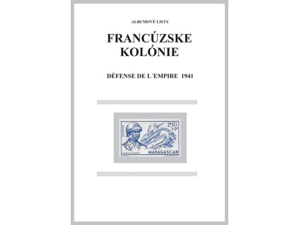 Albumové listy Franc kol 1941 Défense de ľ empire