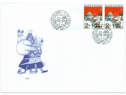 SR 1996 / 106 / Vianoce FDC