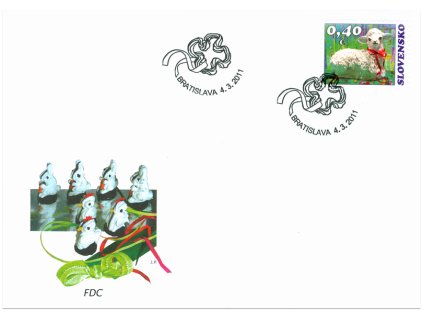 SR 2011 / 492 / Veľká noc FDC