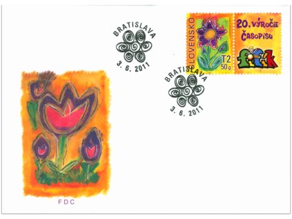 SR 2011 / 498 / Detská známka FDC