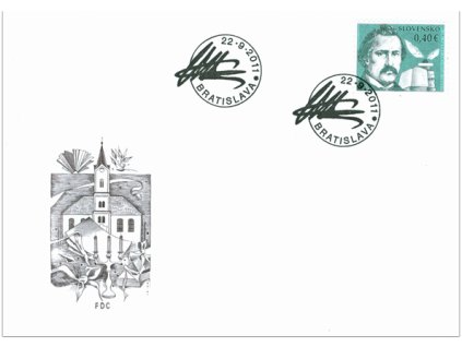 SR 2011 / 504 / Osobnosti - M. M. Hodža FDC