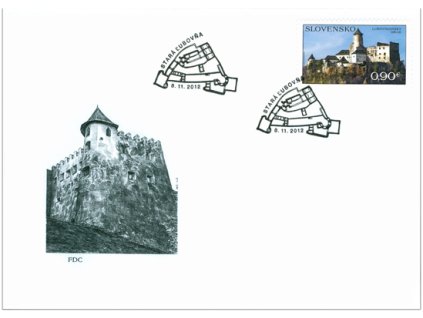 SR 2012 / 526 / Ľubovniansky hrad / FDC