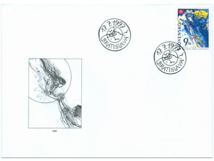 SR 1997 / 123 / Svetový rok Slovákov FDC