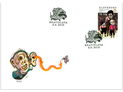 SR 2013 / 545 / Bienále ilustrácií Bratislava FDC