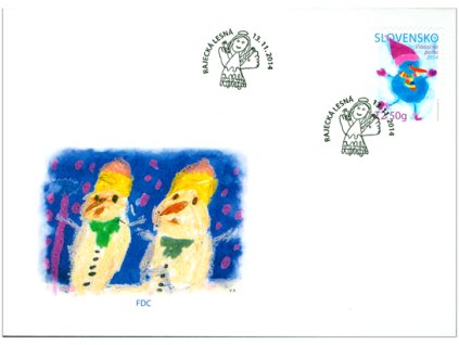 SR 2014 / 576 / Vianočná pošta FDC