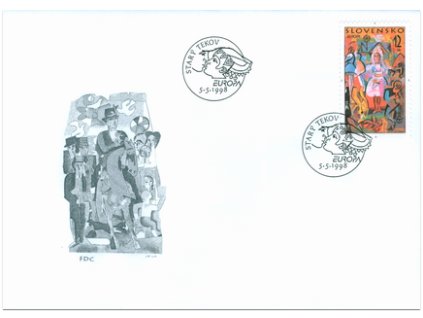 SR 1998 / 149 / EUROPA - Folklórne slávnosti FDC