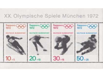 Nemecko 0680 0683 Bl 6