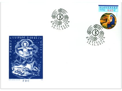 SR 2015 / 599 / Vianoce FDC