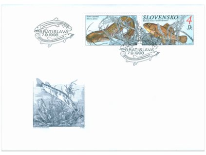 SR 1998 / 157-159 H / Ochrana prírody - ryby FDC (3)