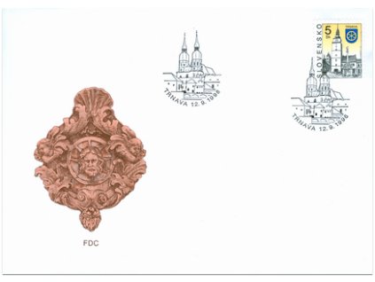 SR 1998 / 160 / Mestá - Trnava FDC
