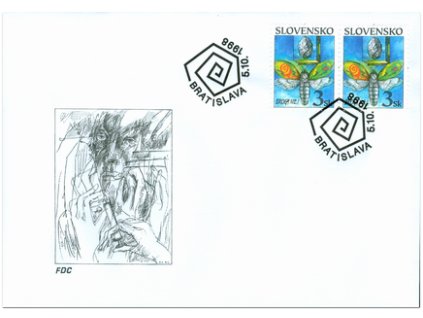 SR 1998 / 163 / Drogy nie! FDC