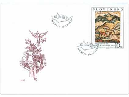 SR 1998 / 164-165 / Umenie FDC (2)